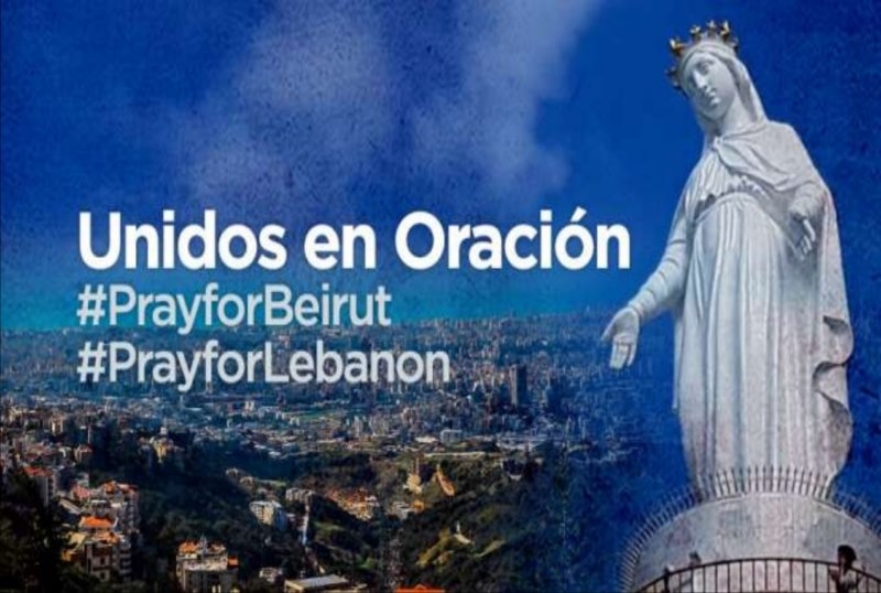 #PrayForBeirut: Piden rezar por víctimas de explosión en Líbano.