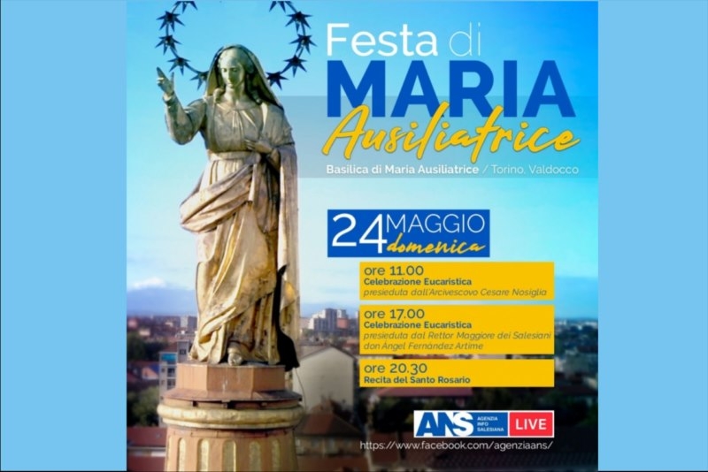 Italia – Fiesta de María Auxiliadora: Juntos en la distancia.