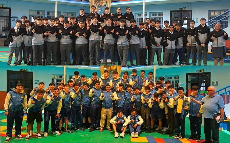 Cuartos Medios reciben su polerón en significativa ceremonia