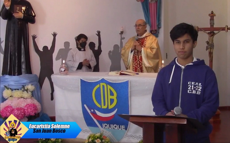 Con Eucaristía se celebró la Fiesta de Don Bosco en Iquique.