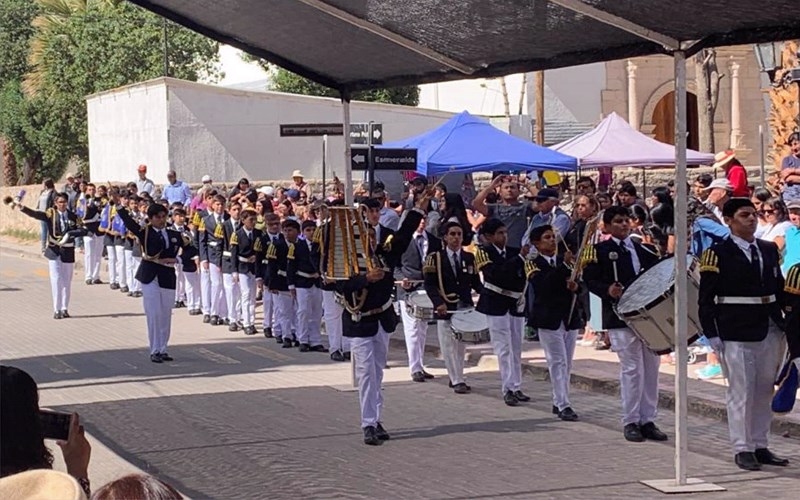 Banda de Honor participó en el Pueblo de Camiña.